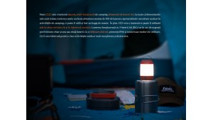 FENIX CL23 - Lanternă camping - 300 Lumeni - 20 metri - Roșu